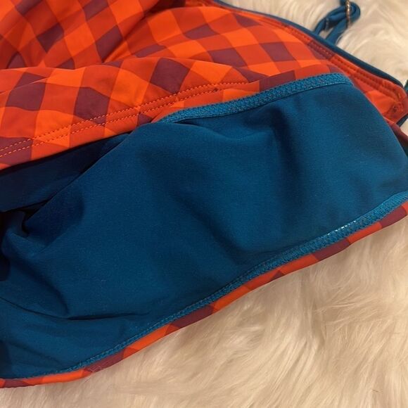 Marc By Marc Jacobs plaid swimsuit size xs - Picture 4 of 5